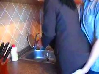 Amateur Couple Fuck From Kitchen To Living Room