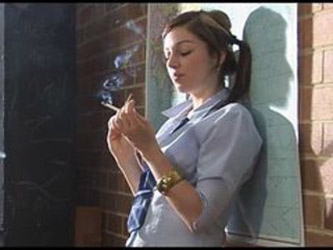 Jazz Smoking Schoolgirl Slut