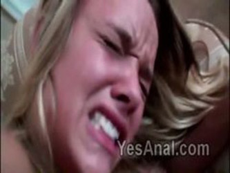 Small Boob Girlfriend Squeals From Anal Domination