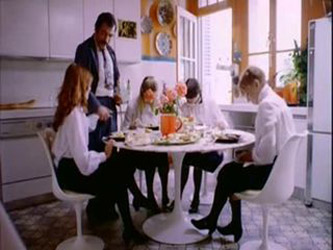 Milking Cock At The Table