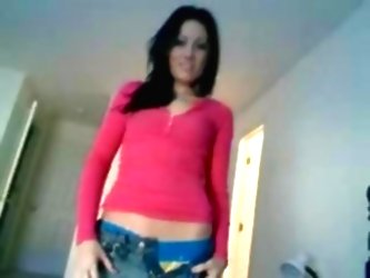 Brunette Slut Undressing