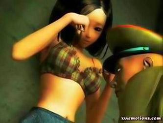 Young Slutty 3d-animated Lolita Gets A Good Fucking From An Old...