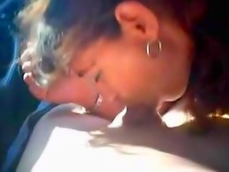Hot Romanian Prostitute Gives Hard Blowjob In The Car
