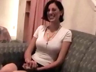 Carrie Swallows Cum