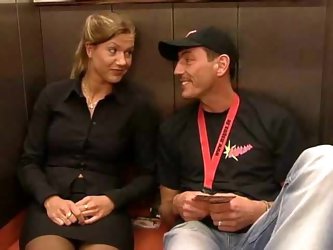 Hot Blonde Fucked In Elevator